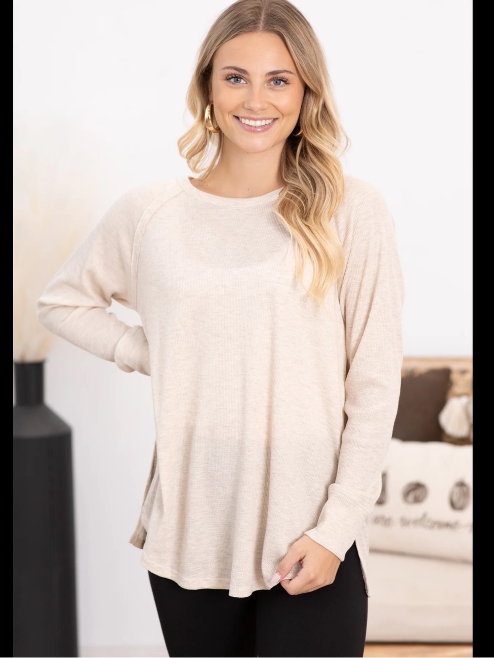 Lululemon buttery soft  Sleeve  Top - Beige